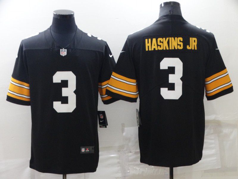 Men Pittsburgh Steelers #3 Haskins jr Black 2022 Nike Limited Vapor Untouchable NFL Jersey->pittsburgh steelers->NFL Jersey
